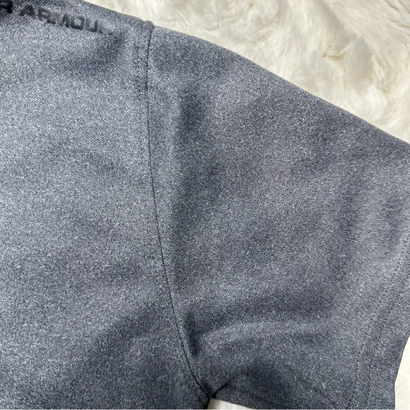 Under Armour Polo Shirt Collared Dark Grey Size 7 - Picture 14 of 16